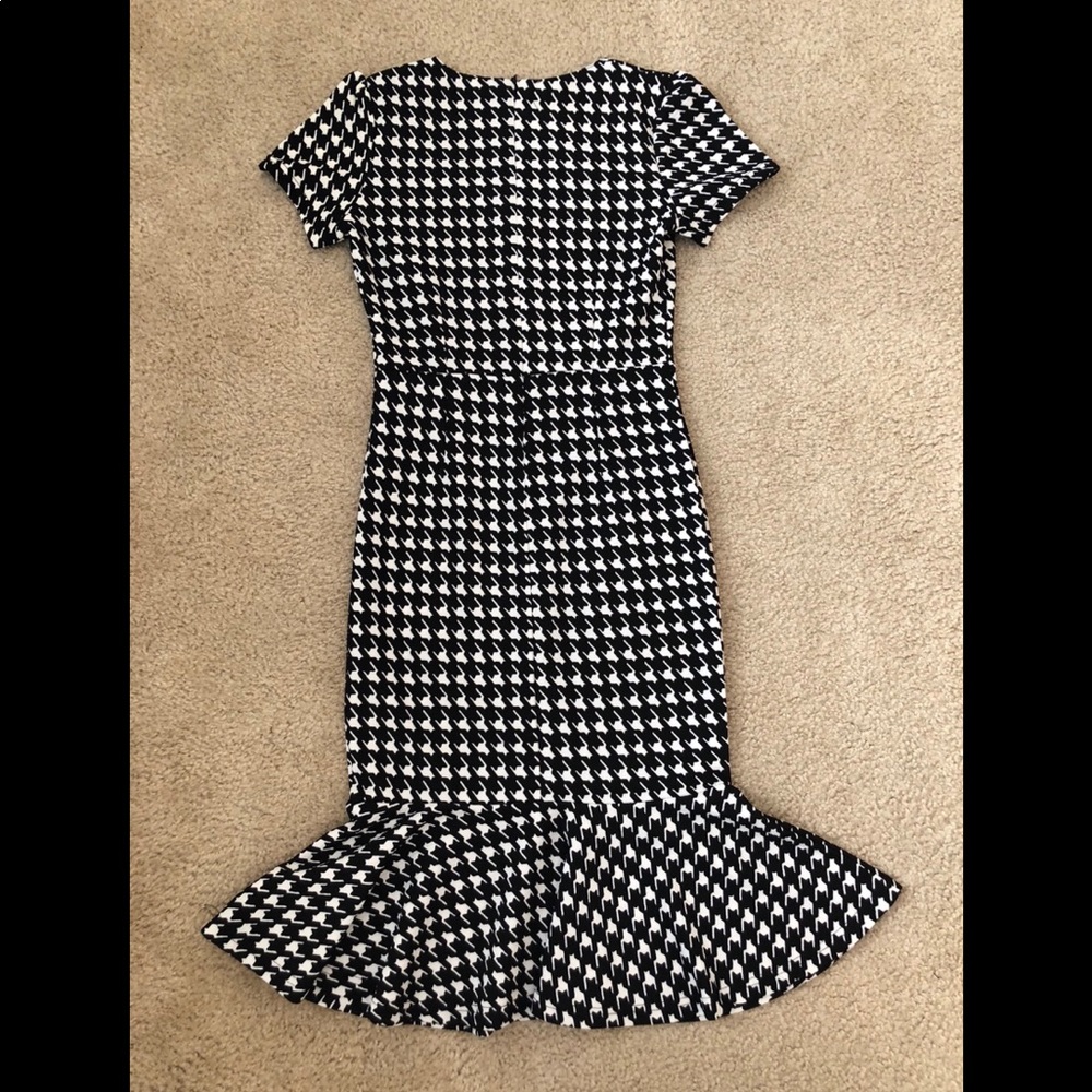 Black and white dress
